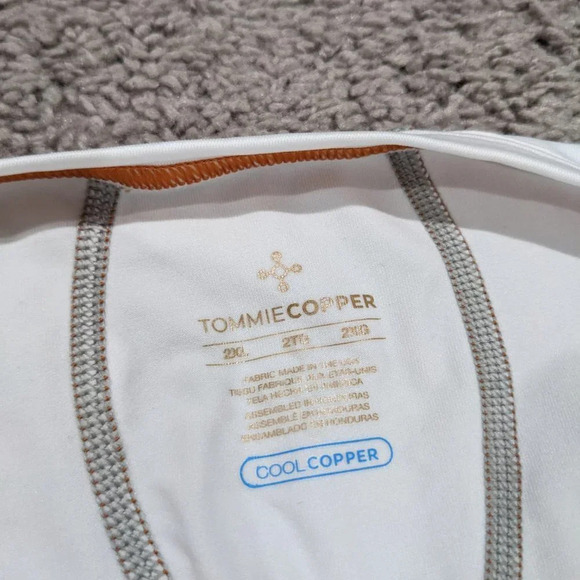 Tommie Copper Long Sleeve Centric Compression Top White Size 2XL - Picture 2 of 7